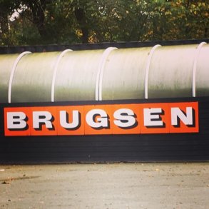 Lys skilte væg model