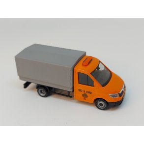 MAN TGE Vej & Park vogn med kort lad & ruf