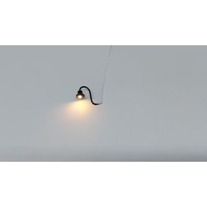 Udhngslampe i sort udgave =5 mm