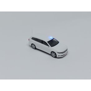 Politi civilvogn VW Passat i hvid udgave