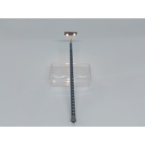 Gittermast med 2 lamper i gr