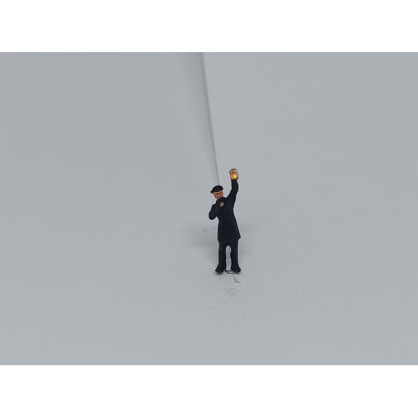 Figur med blinkende lys, gult lys, hj position