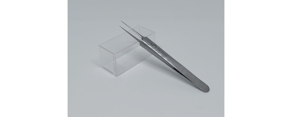 Lige pincet i rustfrit stål MM 609