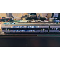 Montage af ESU lys i passagervogn (dobbeltdkker)