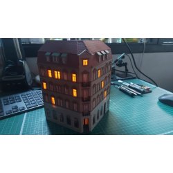 Indbygning af lys i modelbygninger